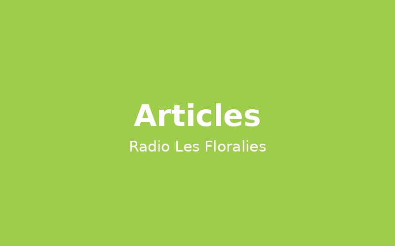 Un article à lire